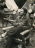 Tábor 61-Jestřáb ve vůdcovském křesle-vpravo Jáček